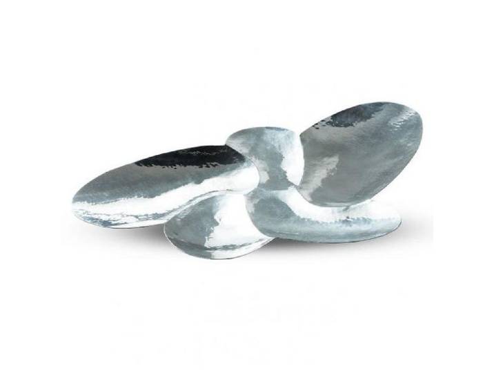 Tom Dixon Servierschale Vase Cloud Silber (24cm)