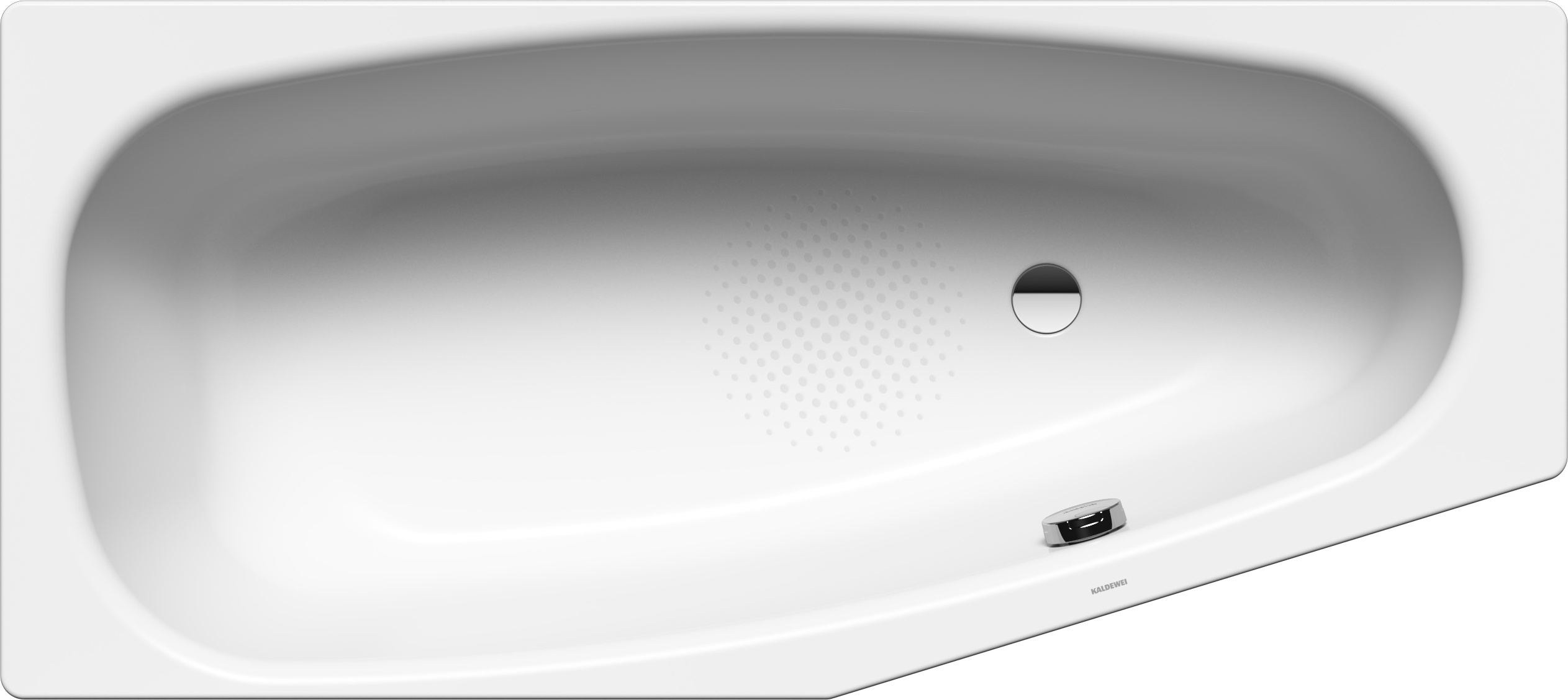 KALDEWEI Badewanne MINI RECHTS schwarz
