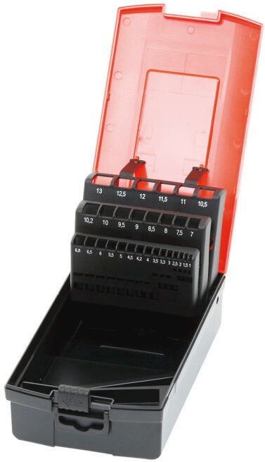 HOLEX Coffret vide, pour foret hélicoïdal DIN 338 1-13KB (115475 1-13KB)