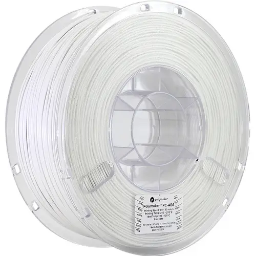 Polymaker PC04002 PC04002 Filament PC-ABS hitzebeständig, schlagfest 1.75mm 1000g Weiß 1St.