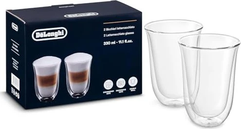 Delonghi Latte-Macchiato-Gläser (2er-Set) (transparent)