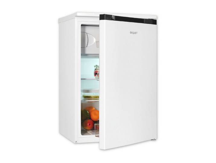 exquisit Kühlschrank KS516-4-051C, 84.5 cm hoch, 54.9 cm breit, Türanschlag wechselbar, Gemüsefach, Temperaturregelung