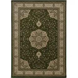 TEPPICH Kurzflor GEISLER in Grün, orientalisch, 160 x 230 cm