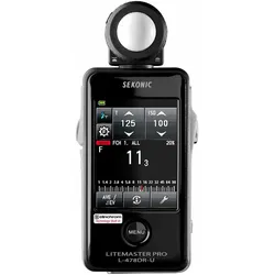 Sekonic L-478DR-EL Litemaster Pro Elinchrom (Belichtungsmesser), Blitzgerät Zubehör, Schwarz