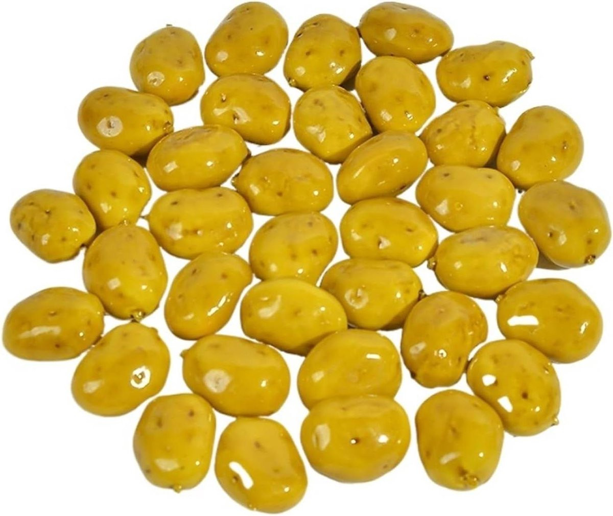 Set van 30 realistische kunstmatige aardappelen voor huisdecoratie