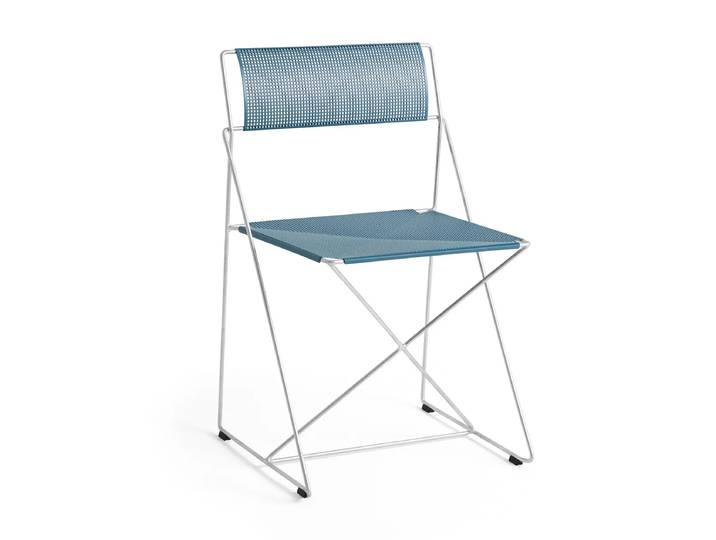 HAY - X-Line Stuhl, Outdoor, feuerverzinkt / powder blue