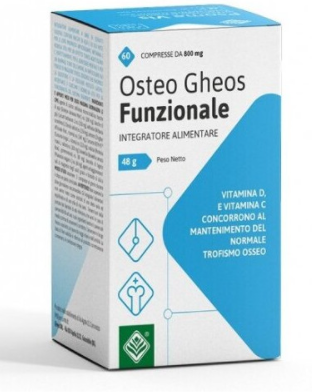 GHEOS Srl Osteo Gheos Funzionale 60 Compresse - Integratore per la Salute delle Ossa e delle Articolazioni