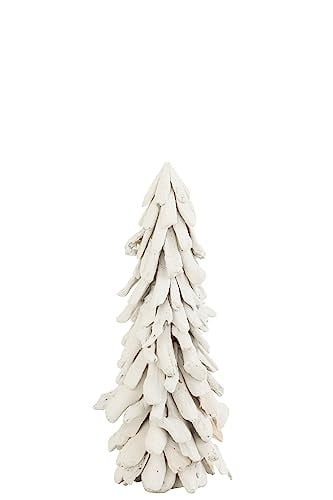 J-Line Decoratieve Sneeuw Drijfhout Boom Wit Large