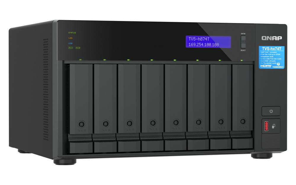 QNAP TVS-h874T-i9-64G NAS System 8-Bay
