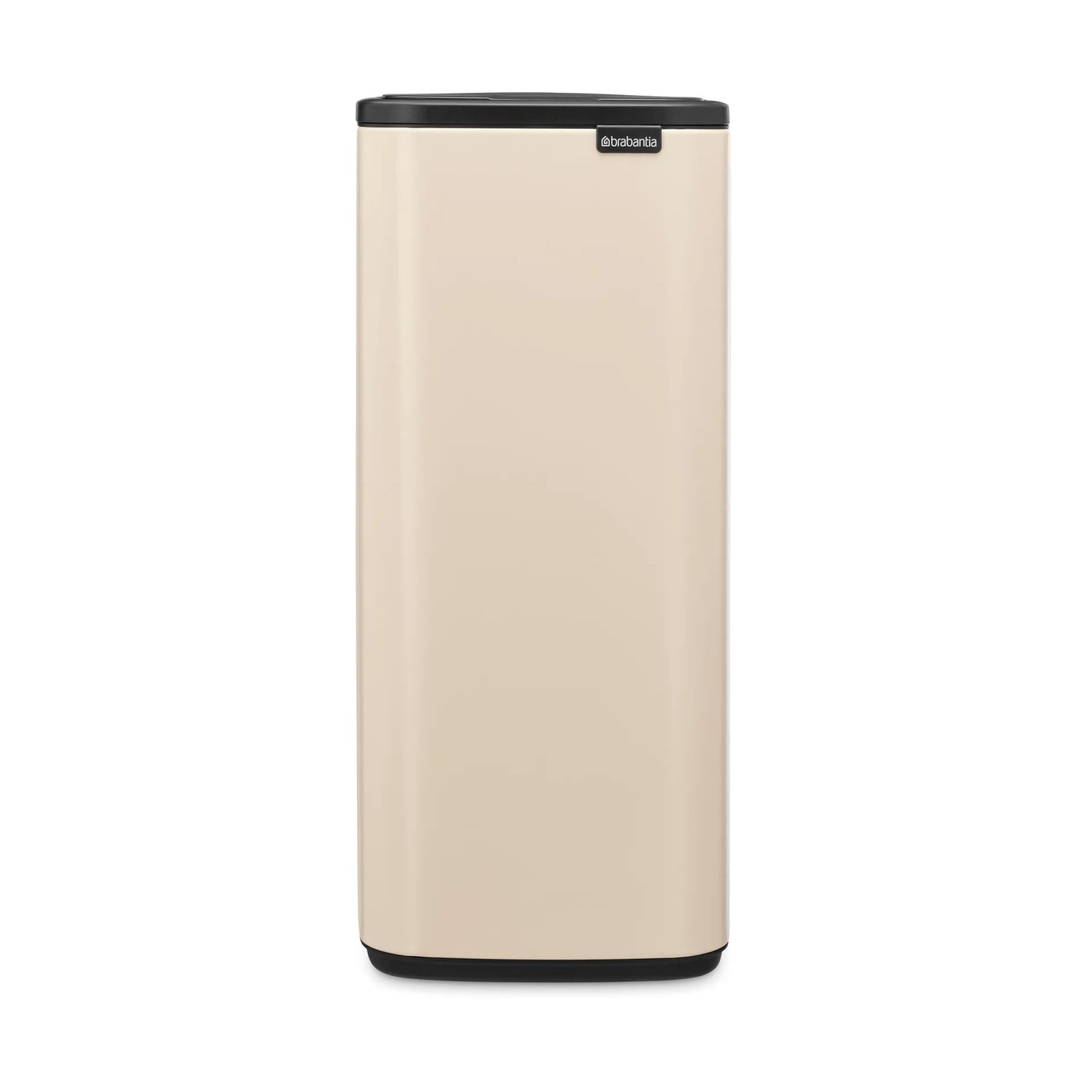 Brabantia Bo Touch prullenbak 10 liter beige roestvrij staal met pedaal