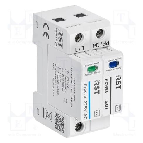 RST Überspannungsbegrenzer Typ 2,Varistor In 8/20us: 40kA IP20 (802216)