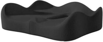 Inspired Finds Ergonomic Memory Foam Coccyx Seat Cushion Tailbone Pressure Relief Chair Pad black