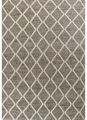 Domani Clouds Diamond Trellis Hand-woven Wool Rug