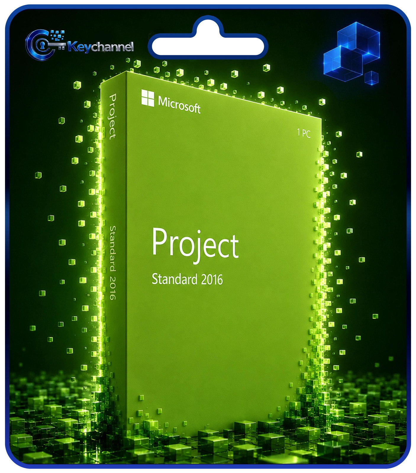 Microsoft Project 2016 Standard volledige versie permanente licentie