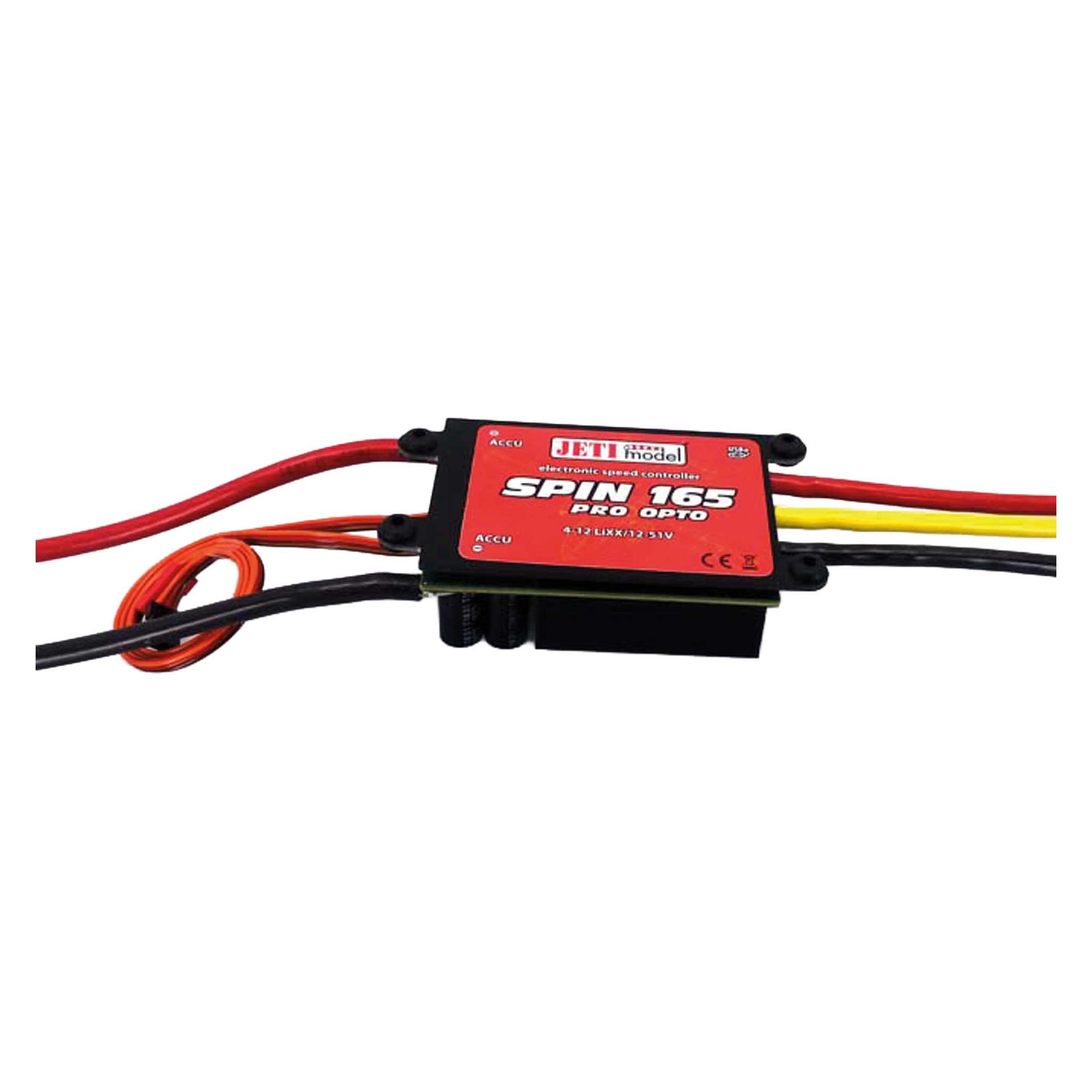 Jeti spin 165 pro opto brushless regler (51007012)