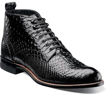 Stacy Adams Madison HI Anaconda - Mens 9.5 Black Boot D