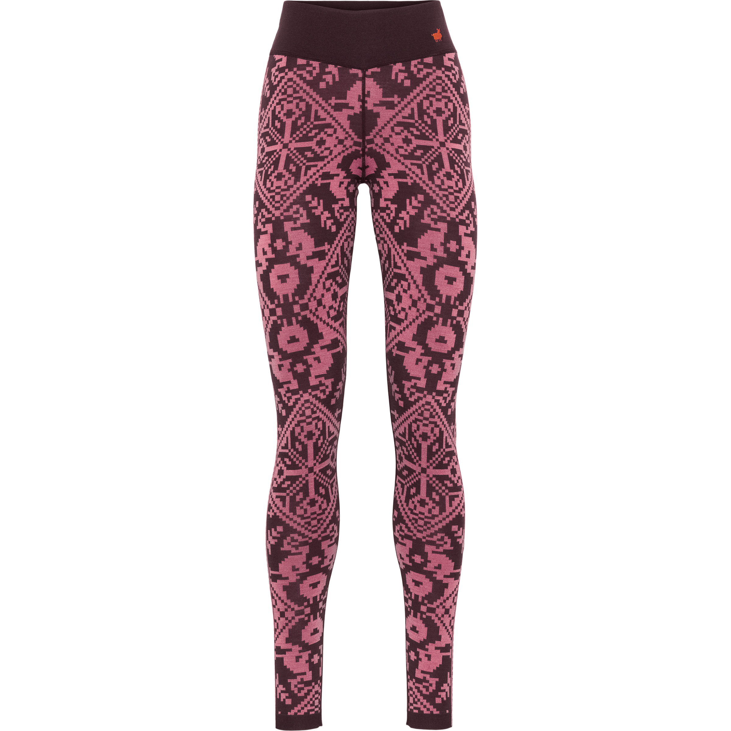 Kari Traa Saga Hose Damen Lange Unterhose pink Größe XL Trekking Elastisch Merinowolle