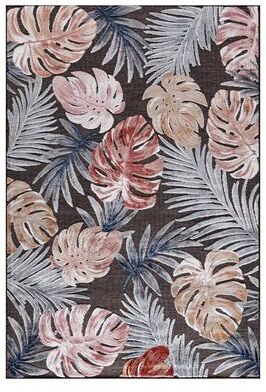 Beverly Rug Equator Leaf Botanical Indoor Outdoor Area Rug