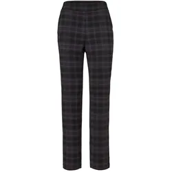 Tchibo - Karierte Joggpants - Damen - Gr. L - anthrazit/jacquard
