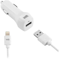 We-Vibe Bundle chargeur voiture+c ble light chargeur 1USB x 2.4A - c ble 1.50m blanc - c, Auto Adapter, Weiss