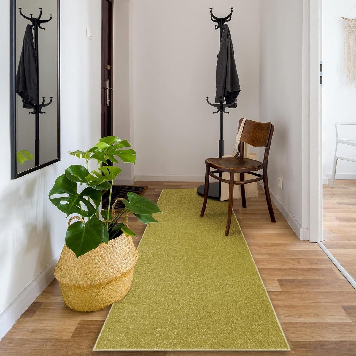 Groen Vloerkleed Runner voor Gang of Keuken - Polypropyleen - 50 x 350 cm