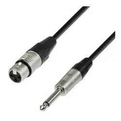 Mikrofonkabel XLR-Klinke 3m