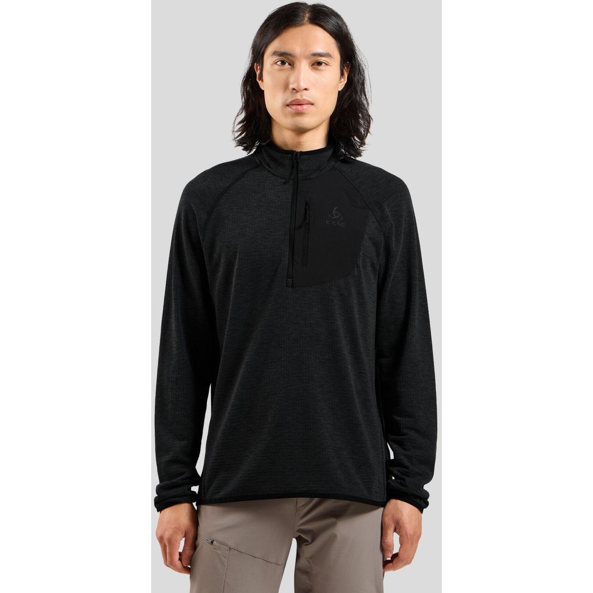 Odlo The Ascent Half-zip Mid Layer black (15000) M 542862-15000-M