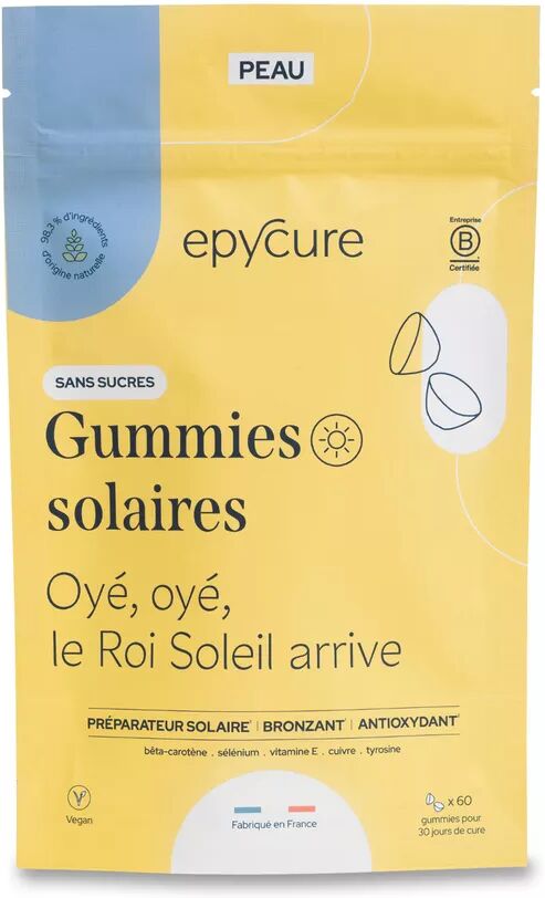 Epycure - Zuckerfreie Sonnengummibärchen, 60 Stück