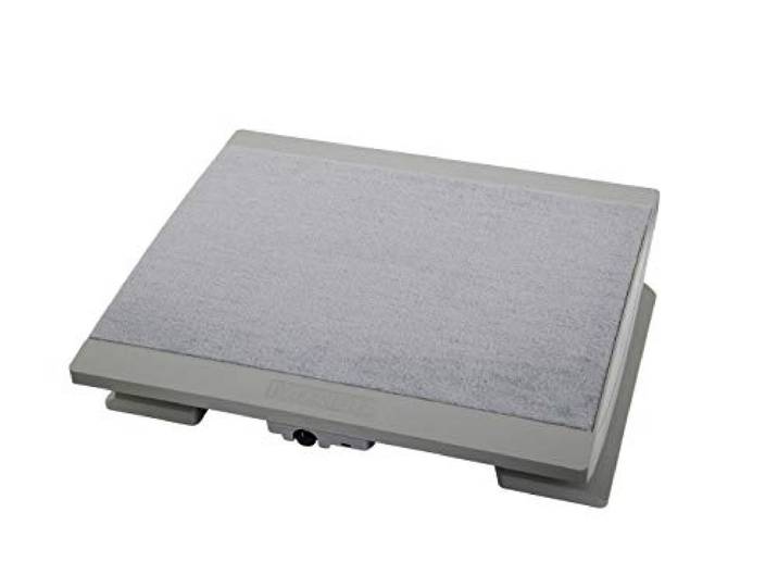 MAUL Repose-Pieds MAULpro\, Repose-Pieds Ergonomique et Chauffant pour Une Meilleure Position Assise\, en Plastique Revêtement de Feutre\, Pieds Antidérapants\, pour la Maison et Le Bureau\, Gris