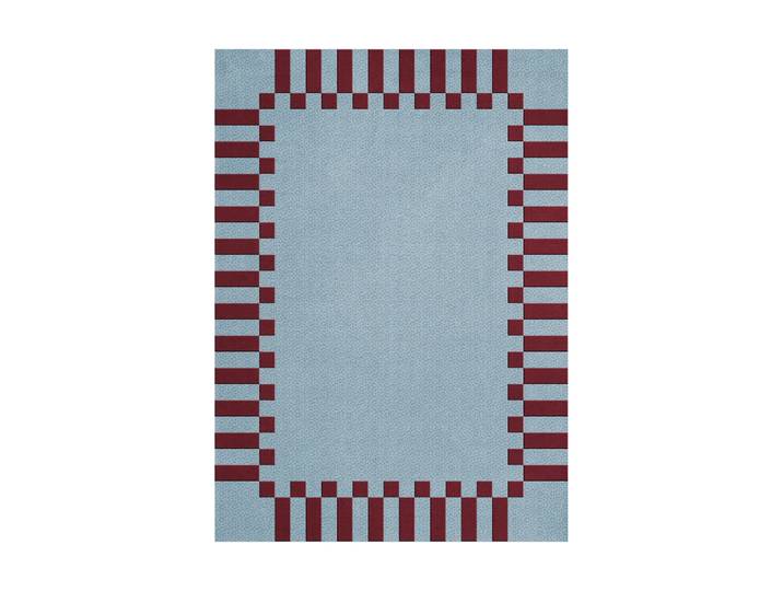 Layered Teklan Frame Wollteppich Mulberry sky, 180x270 cm
