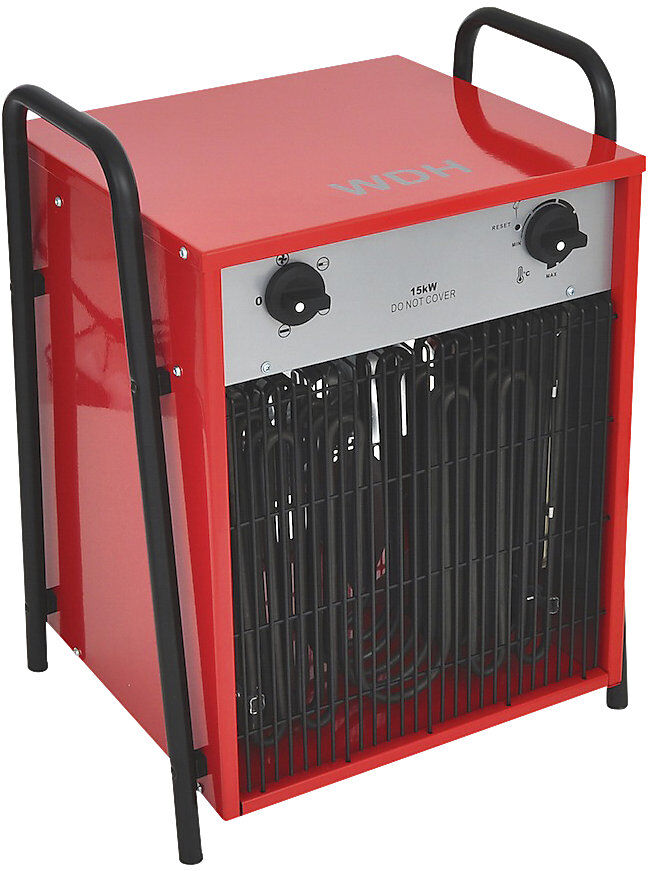 kaiserkraft Elektroheizer, 15000 W, 15 kW, LxBxH 410 x 550 x 360 mm