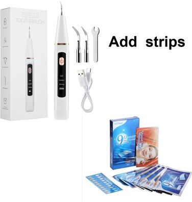 Perfect Picks Market Ultrasonic Teeth Cleaner Scaler For Plaque Removal And Whitening add Strips