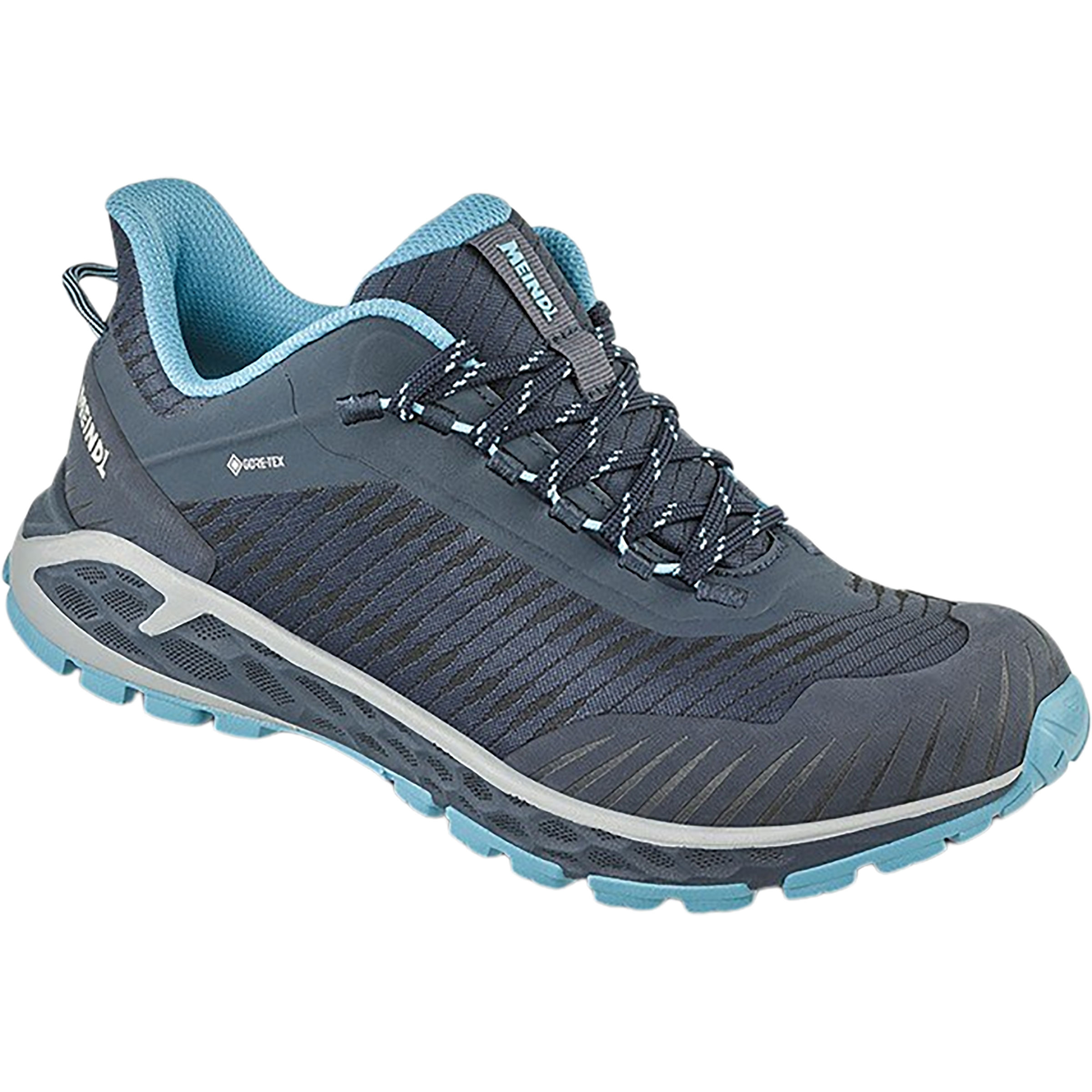 Meindl Power Walker 4.2 Damen Zustiegsschuhe blau Größe 39 Trekking Wasserdicht