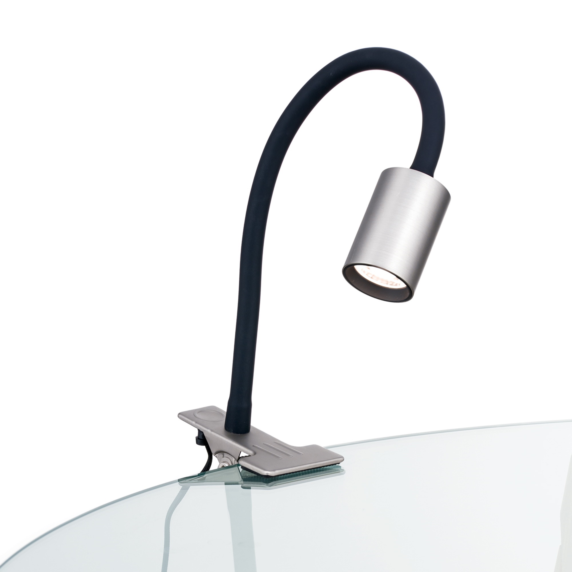 Orion Leuchten LED-Klemmleuchte KURT Nickel matt Str 10-489 satin 9003090266517