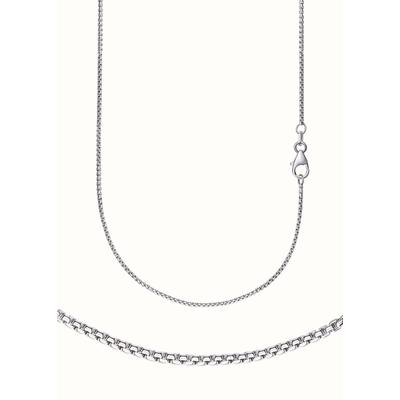 Collierkettchen FIRETTI "Schmuck Geschenk Silber 925 Halskette Venezianerkette halbrund" Gr. 38, silber (silberfarben), Halsketten, Damen, 38, Silber 925 (Sterlingsilber), B: 1,5mm, Made in Germany, B:1,5mm