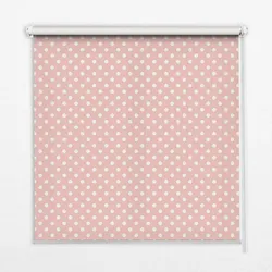 INNENROLLO - Fensterrollo - Rollo - 90x140 cm - Weiße Punkte