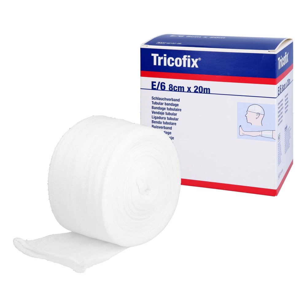 1001 Artikel Medical GmbH Tricofix Schlauchverband Größe e 8 cmx20 m 2197 05490351