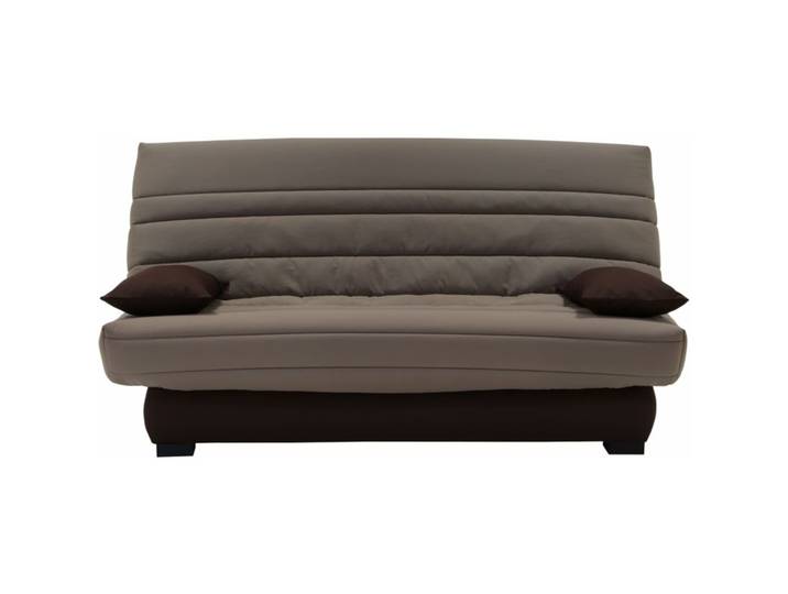 Banquette-lit clic-clac DALLAS tissu taupe