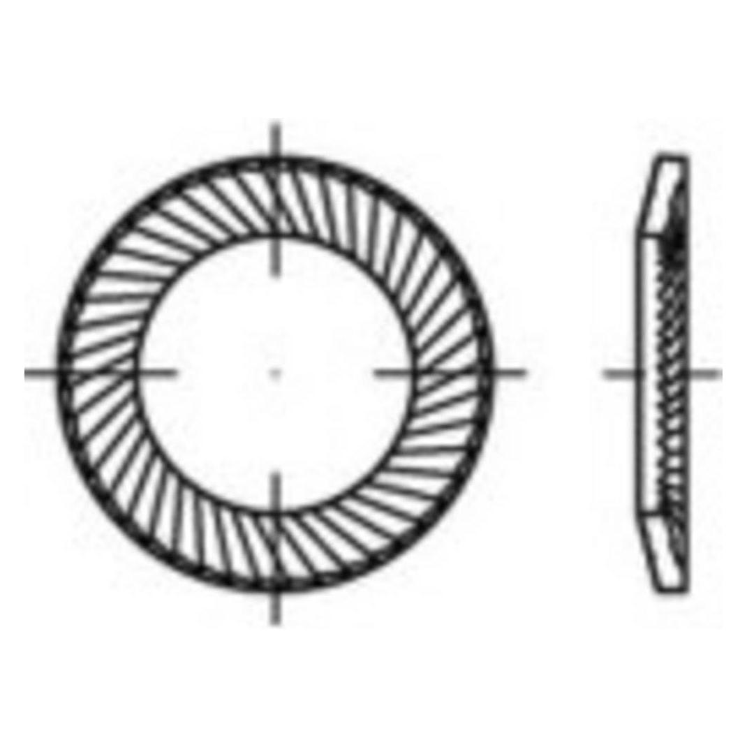 Conrad Components Unterlegscheiben (881210049060000)