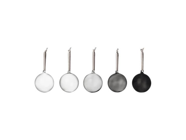 Iittala Boule en verre Iittala Ø8 cm, lot de 5 Gris