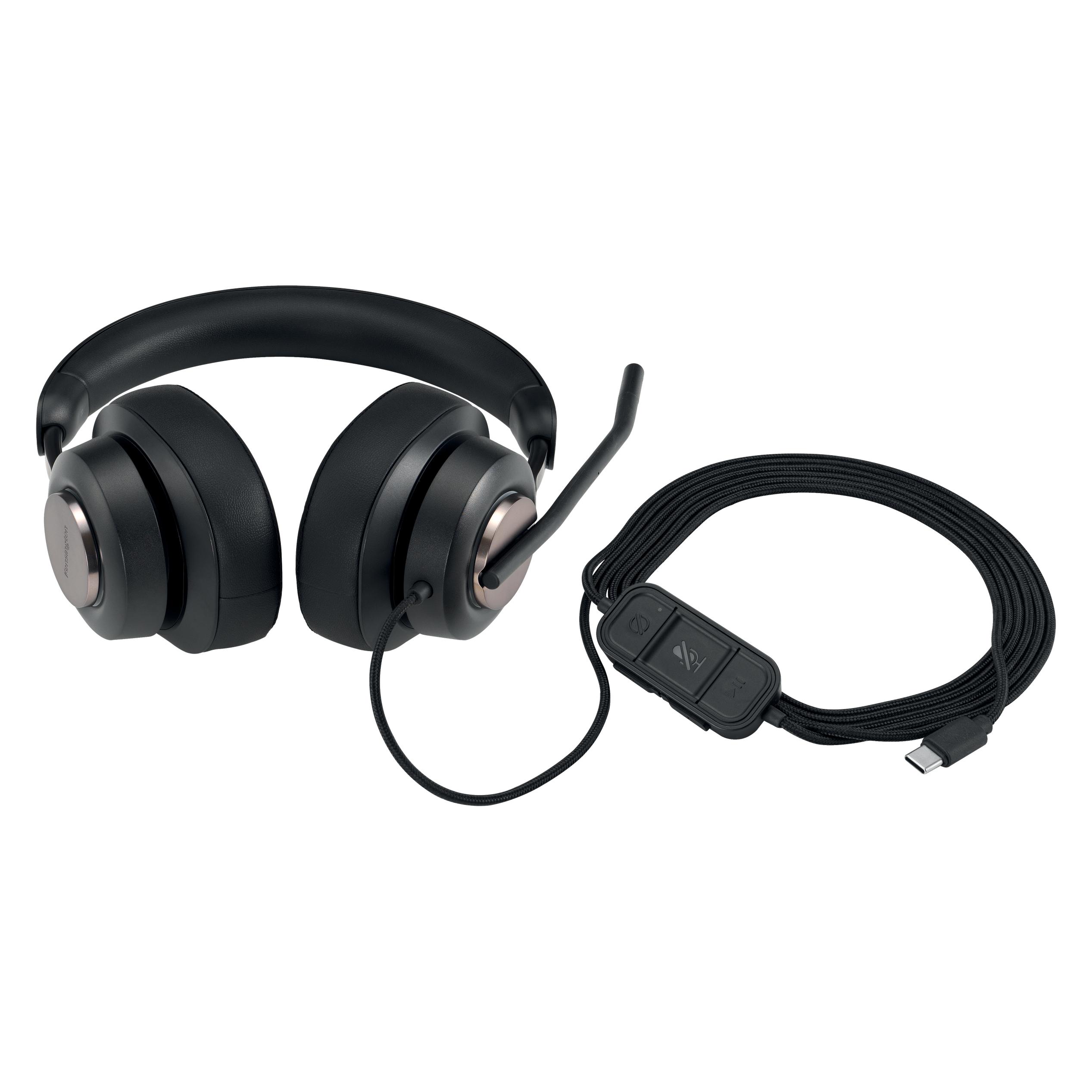 Kensington Headset H2000 PROVC USB-A/USB-C schwarz (Kabelgebunden, USB-C) (K83451WW)