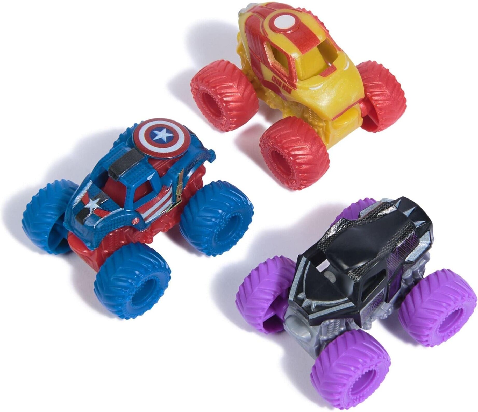 Monster Jam – Mini Marvel Bundle Toy Set by Lennies Toys - Ages 3 and Up