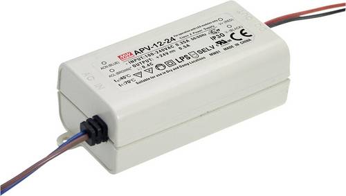 Mean Well APV-12-5 LED-Trafo Konstantspannung 10W 0 - 2A 5 V/DC nicht dimmbar, Überlastschutz 1St.