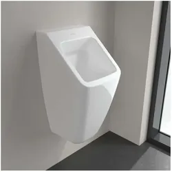 Villeroy & Boch Architectura Absaugurinal 558705R1 weiss c-plus, Zielobjekt, Zu- und Ablauf verdeckt
