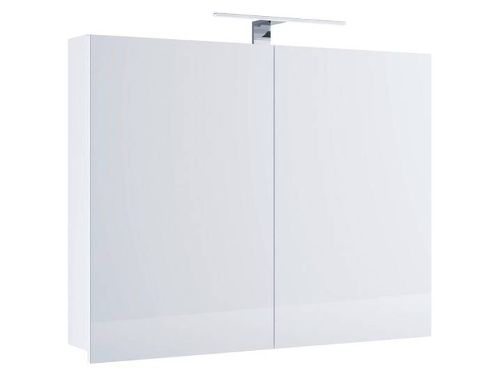 Mid.you Spiegelschrank, Weiss, Glas, D, 60x59.2x12 cm, Badezimmer, Badmöbelsets & -serien, Badmöbelserien