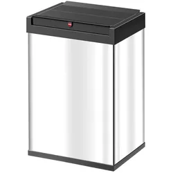 Schüttgut mülleimer Big-Box Swing L, 35 l, selbstschließend, Edelstahl glänzend