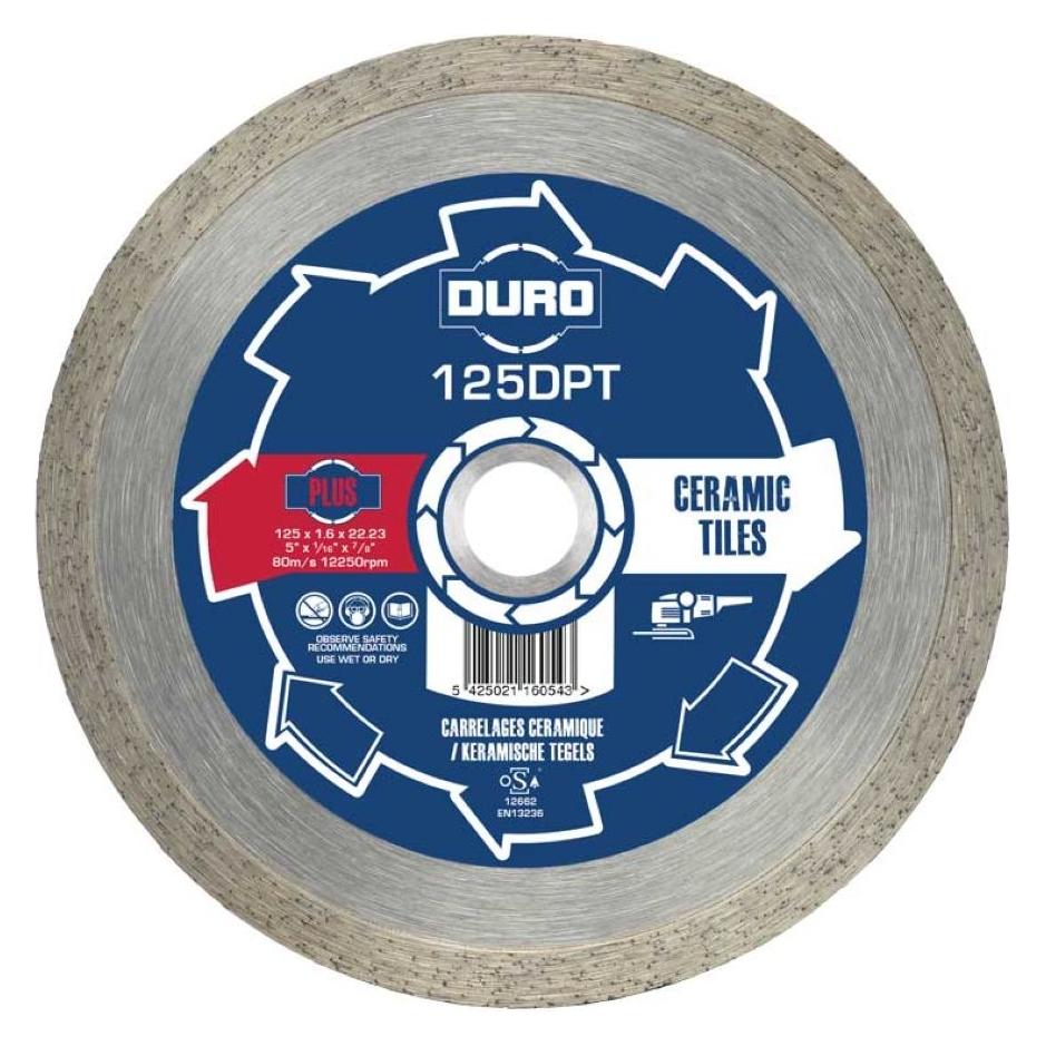 Duro 20902 Diamantsäge: DPT 125x1,6x22,2 (54039099)