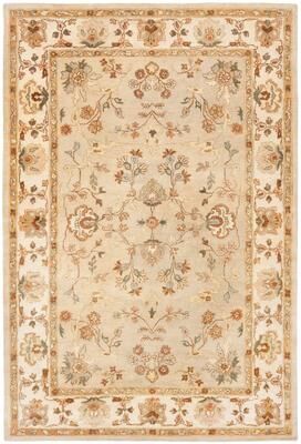SAFAVIEH Handmade Bergama Ozella Oriental Hand-spun Wool Rug