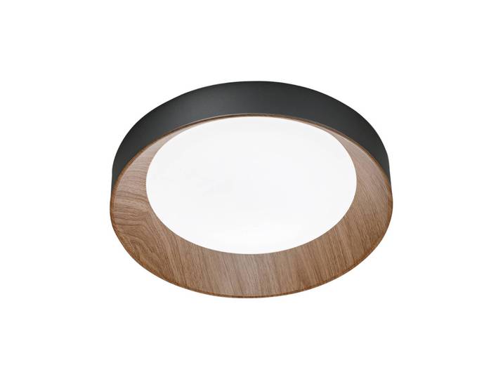 Luce Ambiente Design LED Deckenleuchte Arka, schwarz, für Wohn- / Esszimmer, Metall, Modern