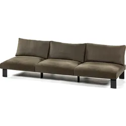 Serax Modulsofa Dreisitzer 273 cm, graubraun